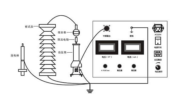 直流高壓發(fā)生器接線圖 直流高壓發(fā)生器接線圖